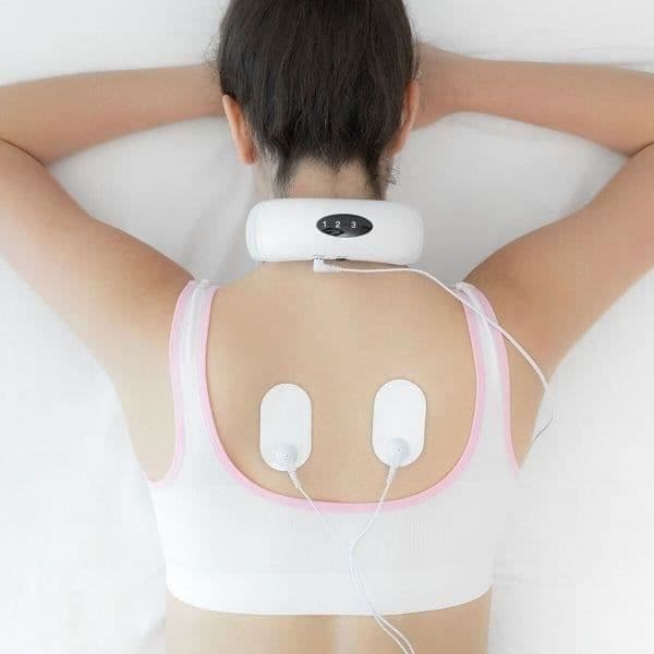 Elektromagnetisk massageapparat för nacke och rygg - EUROWEB - Cervikal axelmassage - Vuxen - Blandat