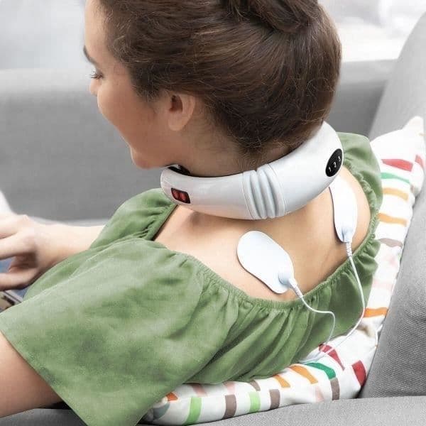 Elektromagnetisk massageapparat för nacke och rygg - EUROWEB - Cervikal axelmassage - Vuxen - Blandat