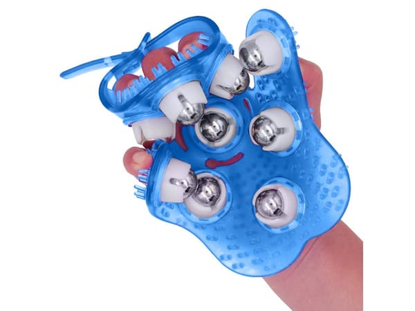 Massagehandske med Kulor – Kroppsmassage