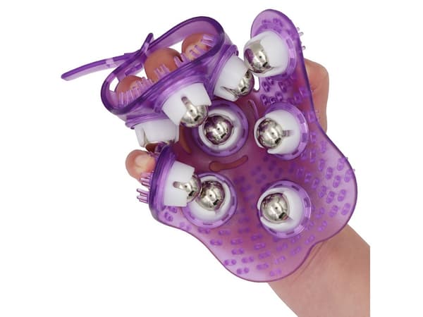 Massagehandske med Kulor – Kroppsmassage