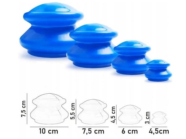 4-Pack - Koppning Set - Cupping Massage