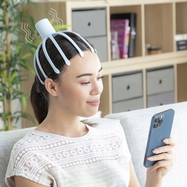 VIBRATIONELL Scalp Massager Avslappning Uppladdningsbar INNOVAGOODS