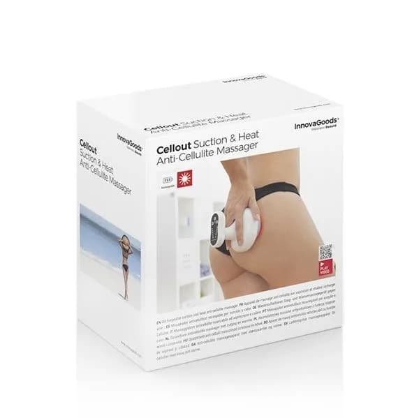 ANTI-CELLULIT Massager Suge Opvarmning OPSTRÆMNING Slankende INNOVAGOODS
