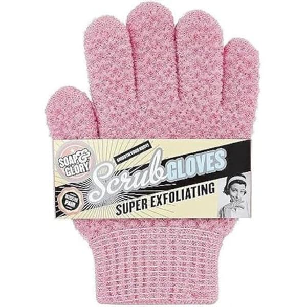 Exfolierande handskar - Soap &amp; Glory - Super Exfoliating Scrub Handskar - Unisex - One Size - Intensiv exfoliering