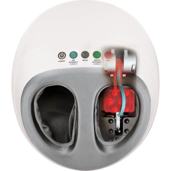 Inbyggd zonterapi fotmassageapparat