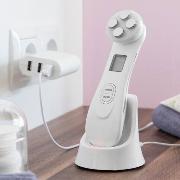 ANSIKTSMASSAGERARE MED RADIOFREKVENS, FOTOTERAPI OCH ELEKTROSTIMULERING WACE INNOVAGOODS