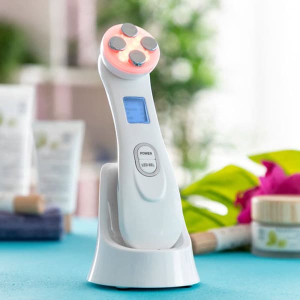 ANSIKTSMASSAGERARE MED RADIOFREKVENS, FOTOTERAPI OCH ELEKTROSTIMULERING WACE INNOVAGOODS