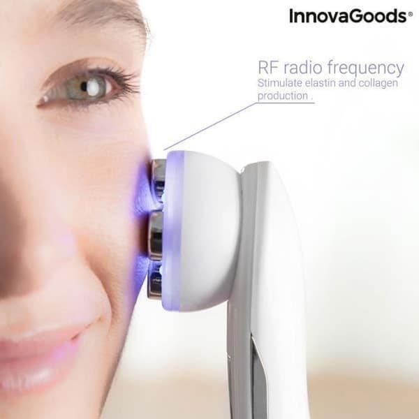 ANSIKTSMASSAGERARE MED RADIOFREKVENS, FOTOTERAPI OCH ELEKTROSTIMULERING WACE INNOVAGOODS