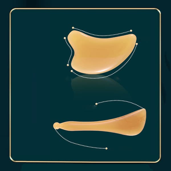 INF Gua Sha skrapemassasjesett for ansikt og kropp