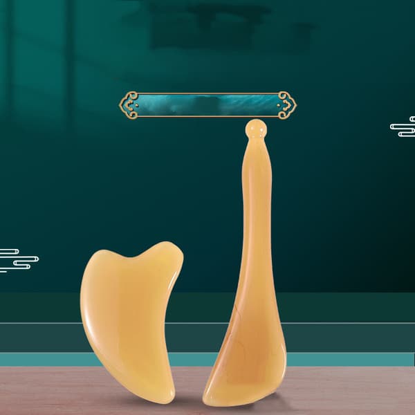 INF Gua Sha skrapemassasjesett for ansikt og kropp