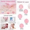 Miniatyrbild 3 av 4: INN Manuell Ice Facial Massager Rosa Kosmetisk Rolling Massage Facial Ice Face Roller för ansiktsmassage och minska svullnad