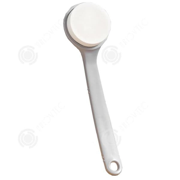 INN Dusch ryggborste 2 st 8,5 x 29,5cm PVA svamp PP handtag material mjuk kroppsborste dusch rygg borste långt skaft