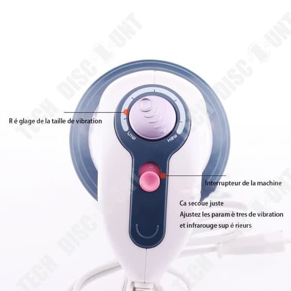 TD® Kraftfull Vibration Stovepipe Bantning Body Massager Infraröd Bantning Device och Gua Sha Pushing Machine