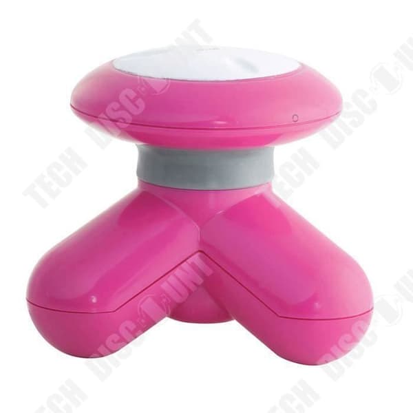 TD® Mini Sports Compact Smärtlindrande massageapparat - elektrisk vibrerande massageapparat USB-driven och AAA-batteri - Rosa