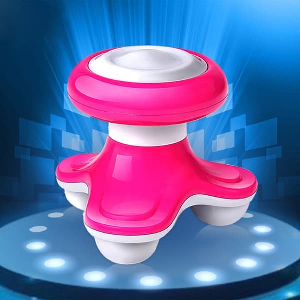 TD® Mini Compact Batteridriven Sports Massager - Elektrisk Vibrerande Massager USB-driven och AAA-batteri - Rosa