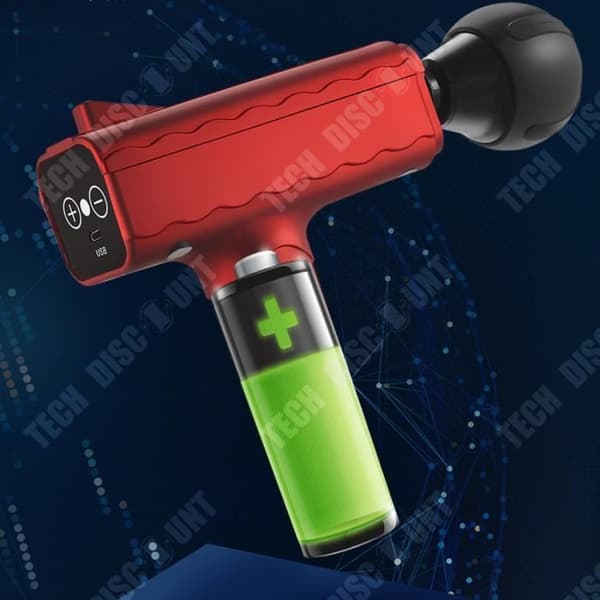 TD® Mini Massage Gun Fascia Gun Pocket Muscle Relaxation Massage Gun Red Fascia Gun maj