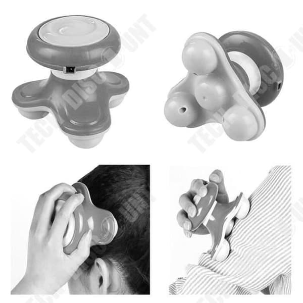 TD® Mini Compact Batteridriven Sports Massager - Elektrisk Vibrerande Massager USB-driven och AAA-batteri - Grön
