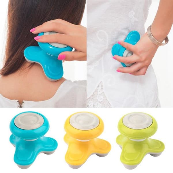 TD® Mini Compact Batteridriven Sports Massager - Elektrisk Vibrerande Massager USB-driven och AAA-batteri - Grön