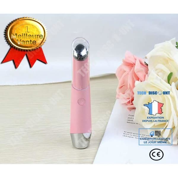 TD® MANUELL MASSAGERENHET,ANLAN Eye Massager Anti Aging Wrinkle Eye Patch Ion Relief Massage Machine