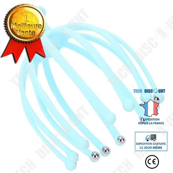 TD® Claw Head Massager Stress Relief Hair Therapy Roller Ball Scalp Massager Machine