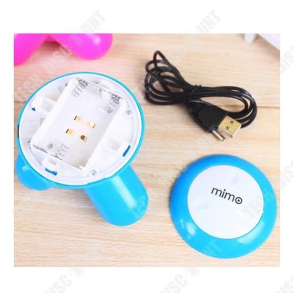 TD® Grossist Triangel Manuell Massager - Mini Tre Fött Massager med USB-kabel - Manuell Massage Device - Muskelsmärta