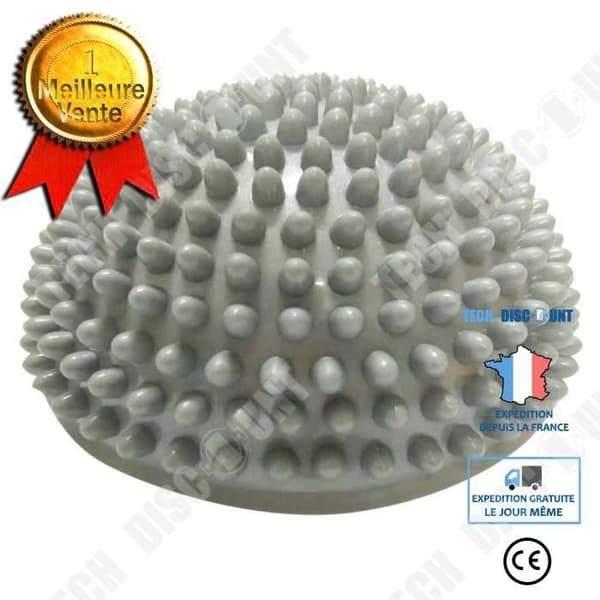 TD® Massager Spiky Massage Ball PVC Foot Trigger Point Stress Relief Yoga Massager yogatillbehör
