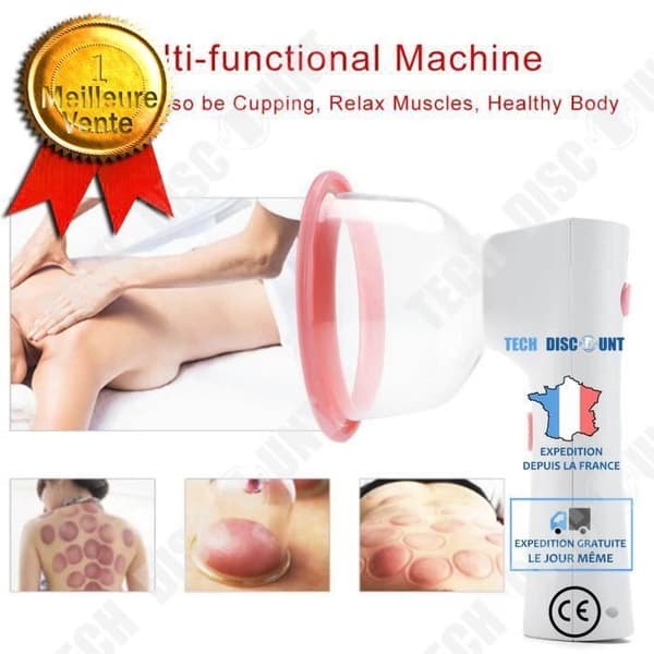 TD® Vakuumbröstmassageapparat Bröstkroppsmassagemaskin Fettsugning Bröstbystvård