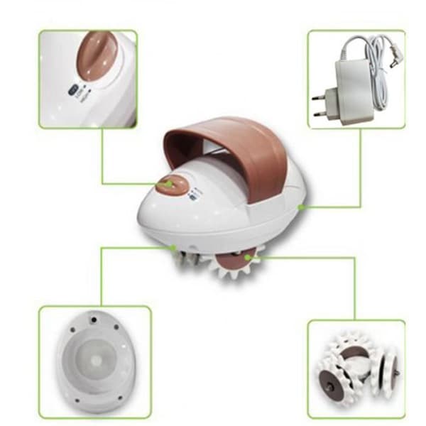 3D Anti-Celluliter Massage Device Mini Full Body Roller Bärbar elektrisk massageapparat
