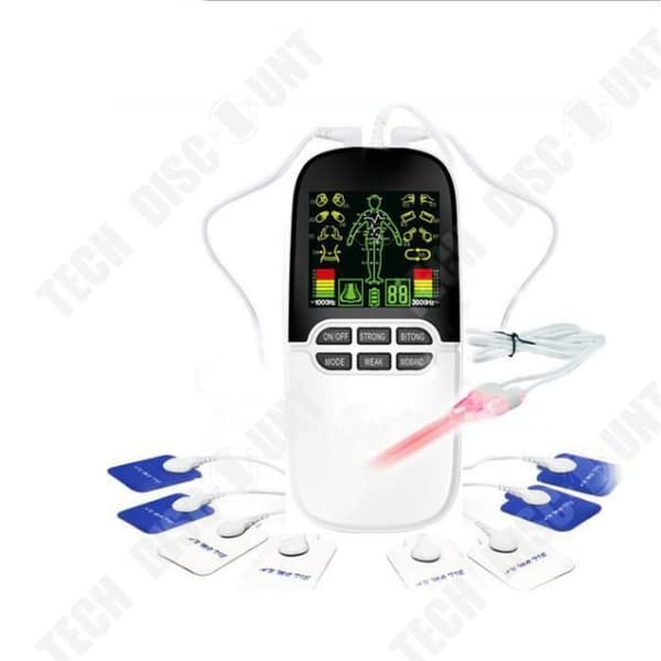 TD® Mode 8 LCD rektangel digital massageapparat Display Grön smärtlindring muskelmassager