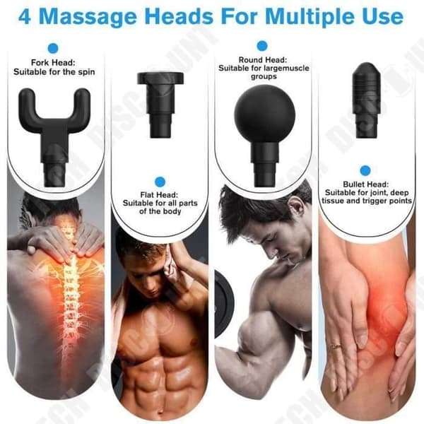 TD® Muscle Massage Gun Sports Therapy Massager Kroppsavslappning Smärtlindrande massagemaskin
