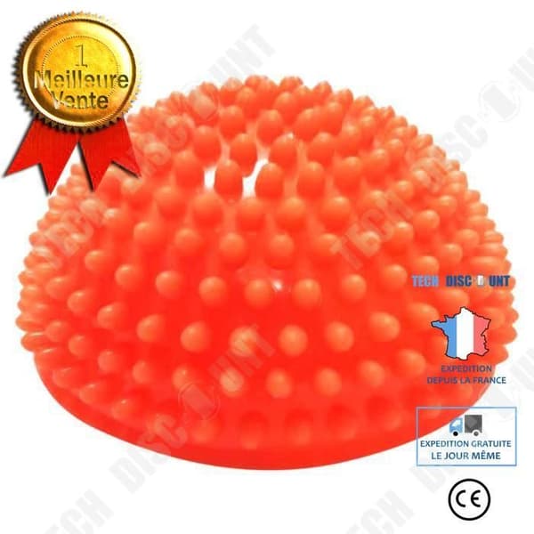 TD® Massager Spiky Massageboll PVC Fot Triggerpunkt Stressavlastning Yoga Massager yogatillbehör 1046