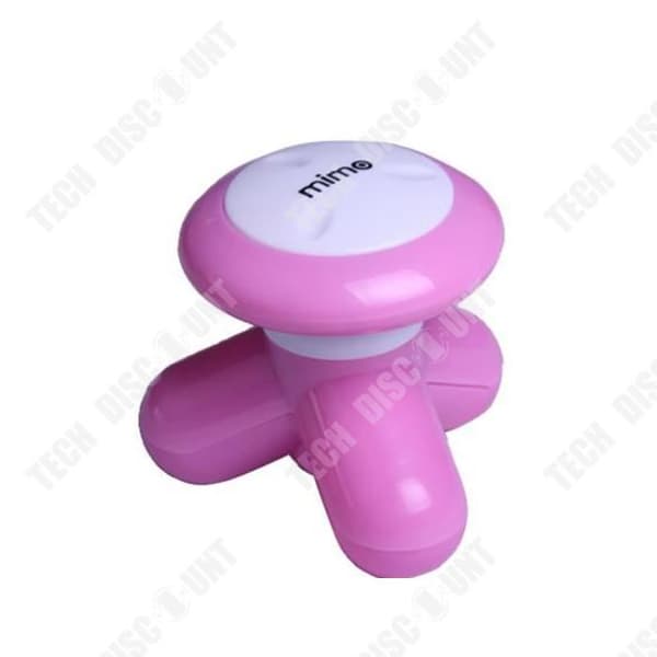 TD® manuell massageapparat för kvinnor i stor färgglad triangel -Minimassager med stativ - Levereras med USB-kabel -Månganvändning