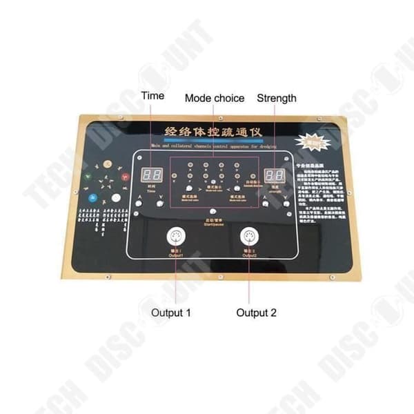 TD® 220V pulsinstrumentenhet Elektronisk terapinackmassagemaskin