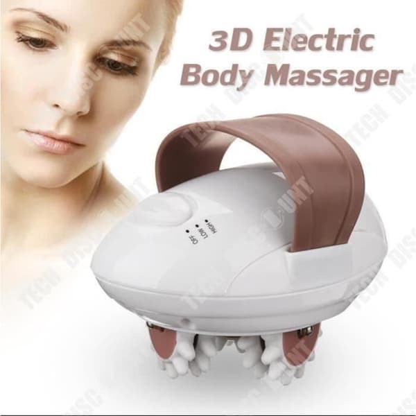 TD® Elektrisk helkroppsmassager 3D ansiktsrullmassagerare för bantning av fettkrossningsmaskin finns i lager