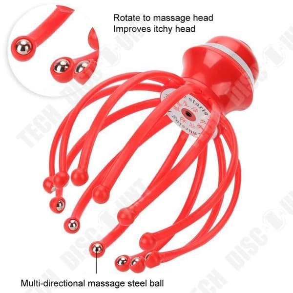 TD® Electric Claw Head Massager Stressrelief Håravfallsterapi Hårbottenmassagemaskin