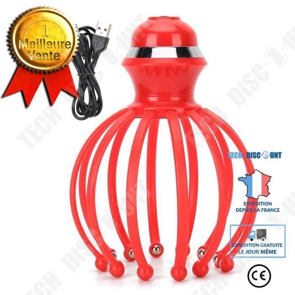 TD® Electric Claw Head Massager Stressrelief Håravfallsterapi Hårbottenmassagemaskin