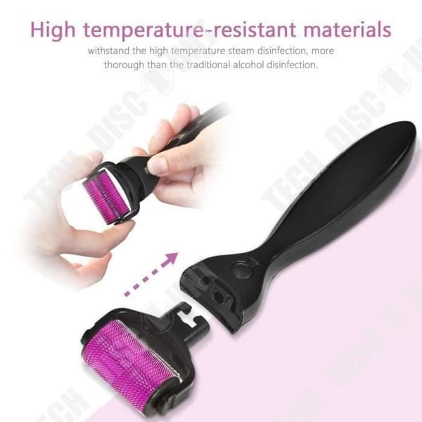 TD® Micro Needle Roller 3-i-1 Set Eye Beauty Hud Care Makeup Tool Dubbelverkande manuell massager