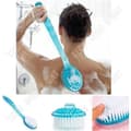 Miniatyrbild 3 av 4: TD® Daglig användning Långt skaft Body Brush Lazy Cleaning Massageborste Baksida Exfolierande massageborste