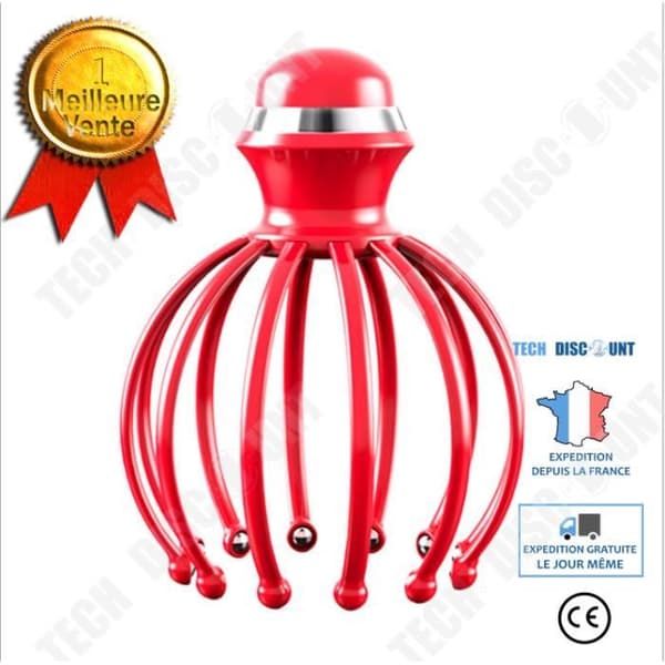 TD® Head Massager Stress Relief Håravfall Therapy Scalp Machine Head Massage Device