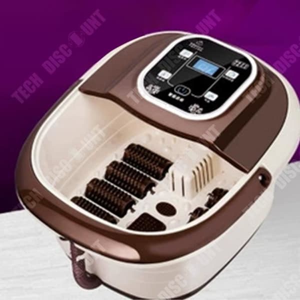 TD® TD® LCD Digital Smart Foot Massager/Avslappnande Bad/Lugnande Exfolierande Spa Elvärme Massager 220V