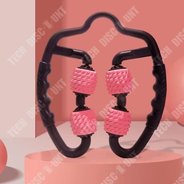 TD® Benmassager med klämma 4 hjul justerbar i bredd Massage för att förfina benen Muskelavslappning Benmassager med nål
