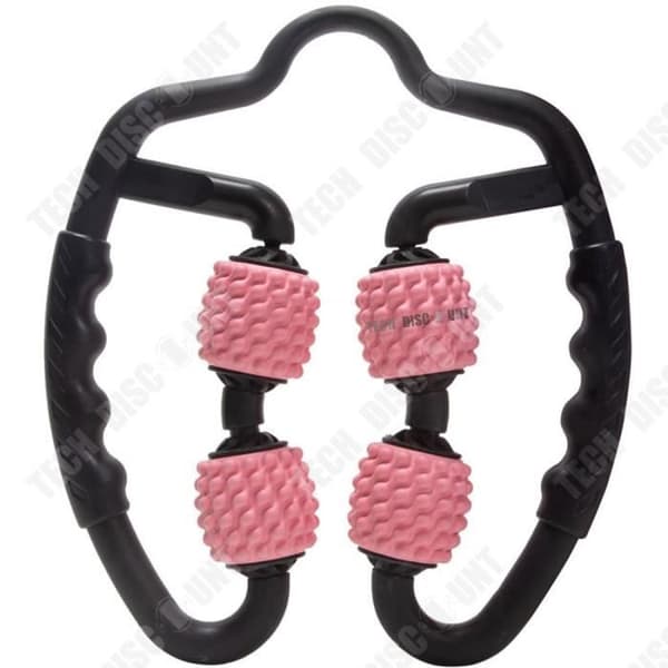 TD® Benmassager med klämma 4 hjul justerbar i bredd Massage för att förfina benen Muskelavslappning Benmassager med nål