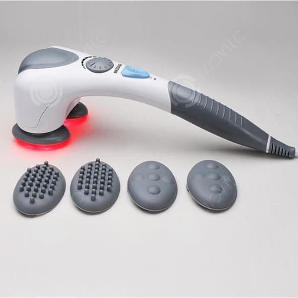I® Dolphin Hot Compress Massage Stick Elektrisk halsryggrad Massager Nacke Midja Ryggmassage Back Beat