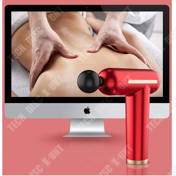 TD® Electric Fascia Gun Helkroppsmuskelmassagepistol Deep Relief Pain Shock Gun
