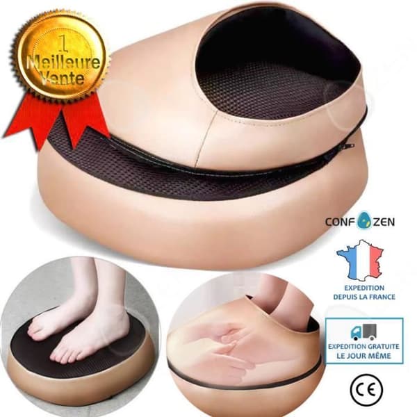 CONFO Multifunktionell Pedikyr Machine Massager, Intelligent Electric Heating Kneading Massager