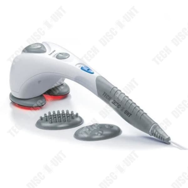 TD® Elektrisk delfinmassagesticka Hot Compress Elektrisk halsryggradsmassager Nacke Midja Rygg Multifunktionsmassageapparat