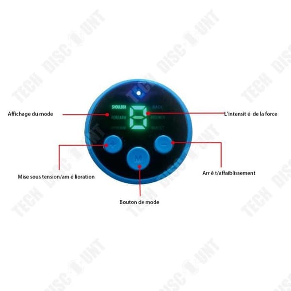 TD® Smart EMS Massagedekal Mini Cervical Spine Massager Elektrisk Hemma Massager Skulder Nack Massager