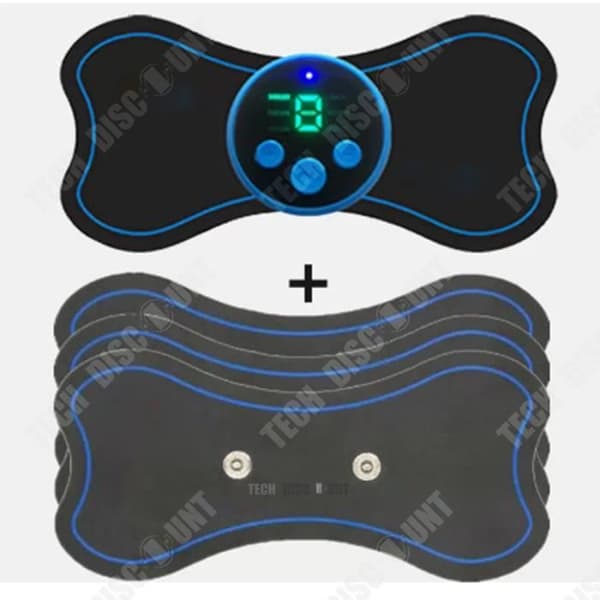 TD® Smart EMS Massagedekal Mini Cervical Spine Massager Elektrisk Hemma Massager Skulder Nack Massager
