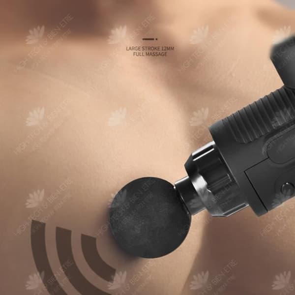 HTBE® Muskelavslappnande smart fascia pistol djup elektrisk massageapparat bärbar nackfilm grab ny massager