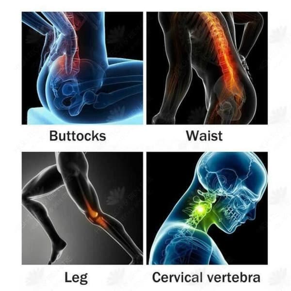HTBE® Muskelavslappnande smart fascia pistol djup elektrisk massageapparat bärbar nackfilm grab ny massager